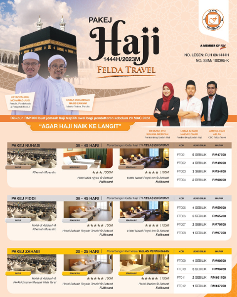 felda travel pakej haji